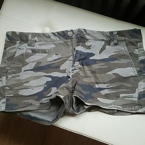 Express camo shorts